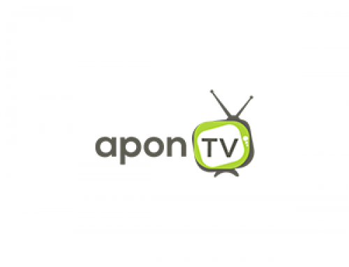 Apon TV Logo Design